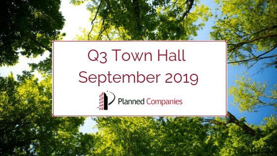 Planned’s Q3 Town Hall Recap: Presentation and Team Building